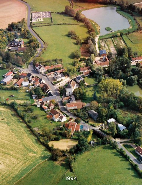 VINON Vue aérienne 60x80 Daté (002)